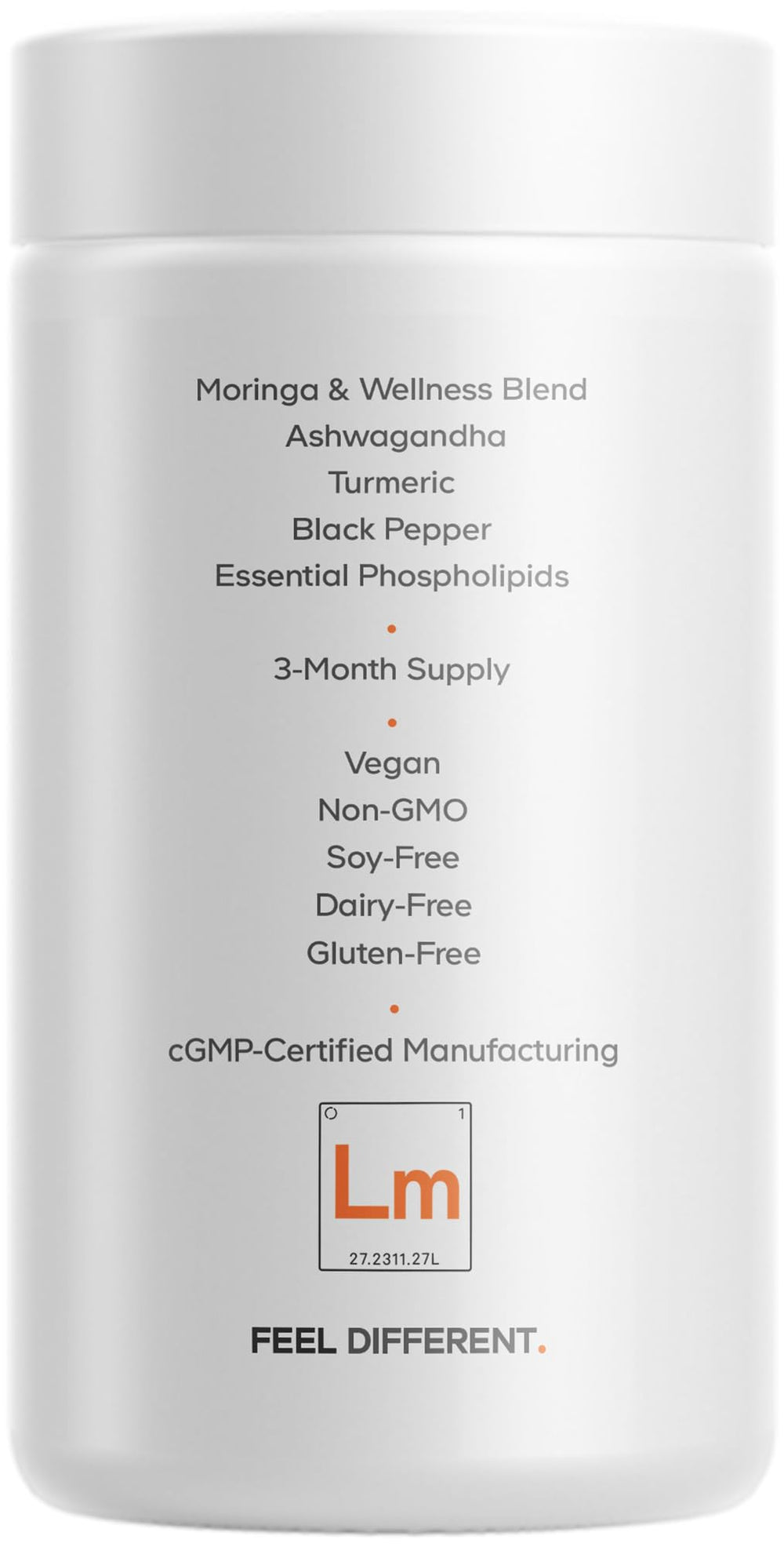 Codeage Liposomal Moringa+ 3-month supply highlighted.