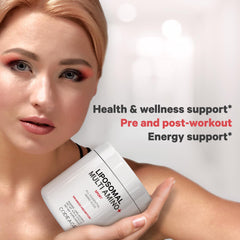 Codeage Liposomal Multi Amino+ label highlights clean, allergen-free formula.