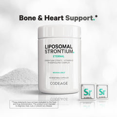 Codeage Liposomal Strontium allergen-free formula, dairy-free and gluten-free.