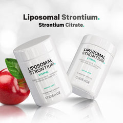 Codeage Liposomal Strontium ingredients with liposomal sunflower oil and lecithin.