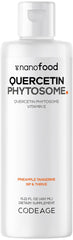 Codeage Liquid Quercetin Phytosome bottle demonstrates liposomal delivery for easy absorption.