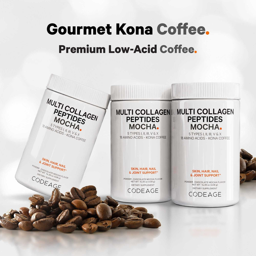 Codeage Low-Acid Kona Coffee delivers smooth flavor.
