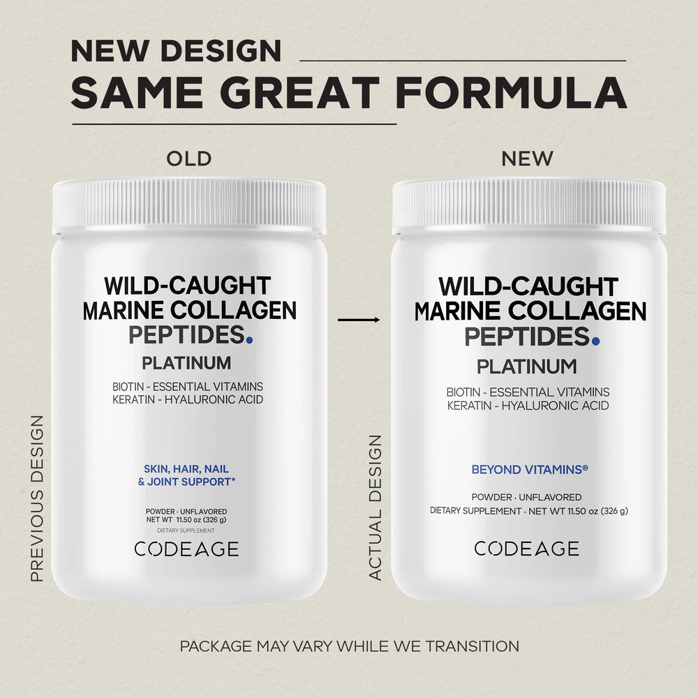 Codeage Marine Collagen Platinum pour into coffee for daily boost