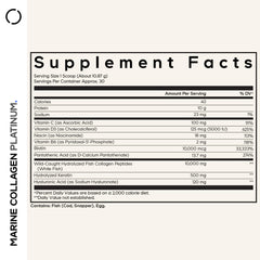 Codeage Marine Collagen Platinum powder scoop ready for beverages