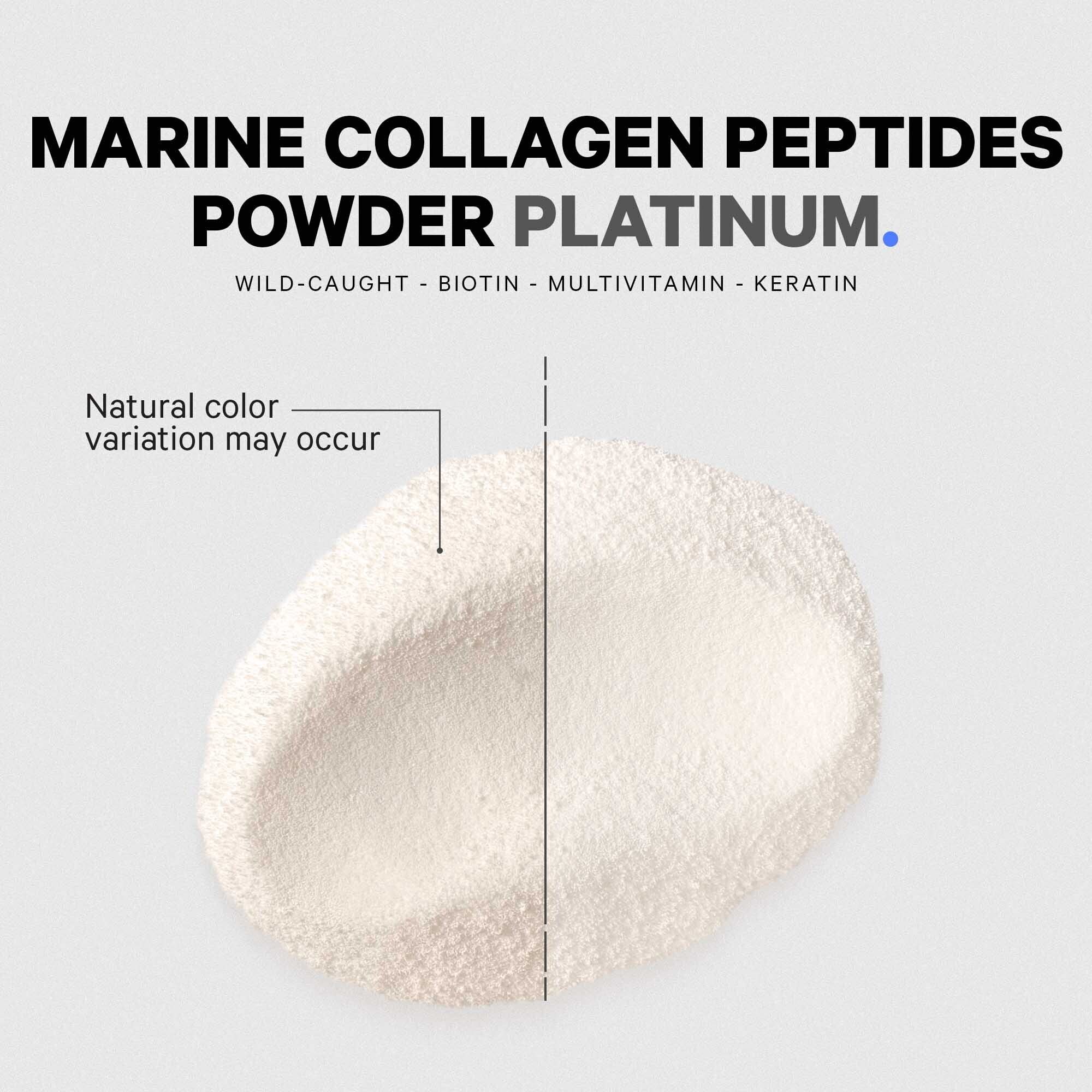 Codeage Marine Collagen Platinum USA manufacturing tag on packaging