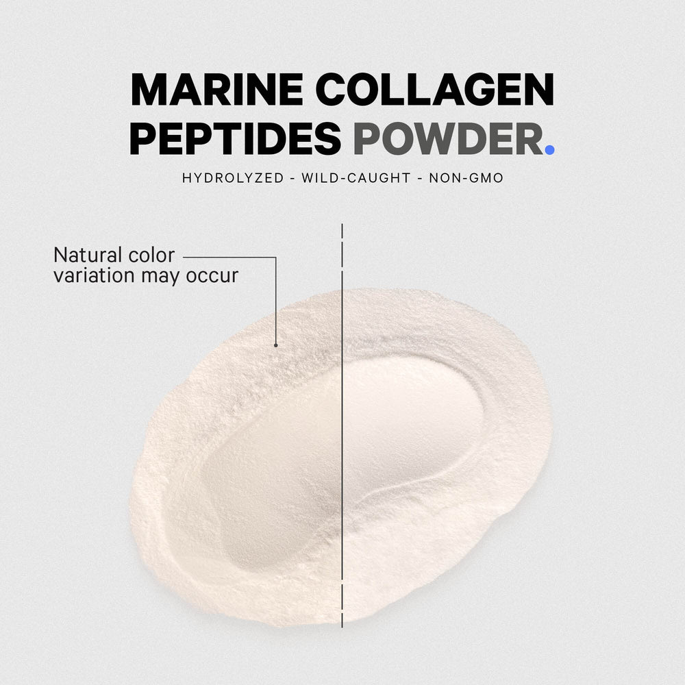 Codeage Marine Collagen Powder icon indicating non-GMO and allergen-free on packaging.