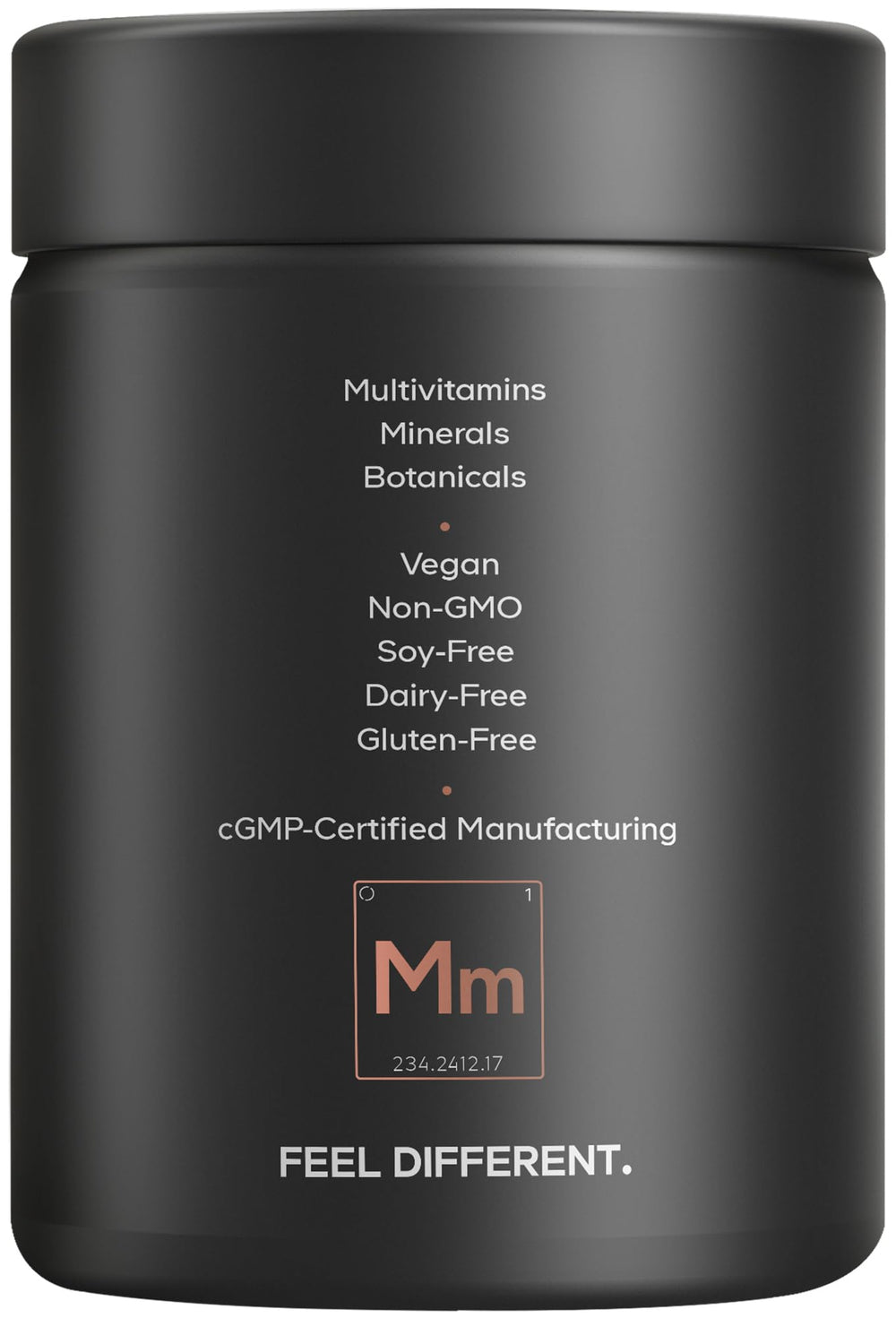 Codeage Men's Multivitamin 50+ full ingredient list on bottle
