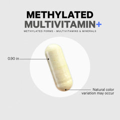Codeage Methylated Multivitamin manufactured in USA stamp emphasizes quality