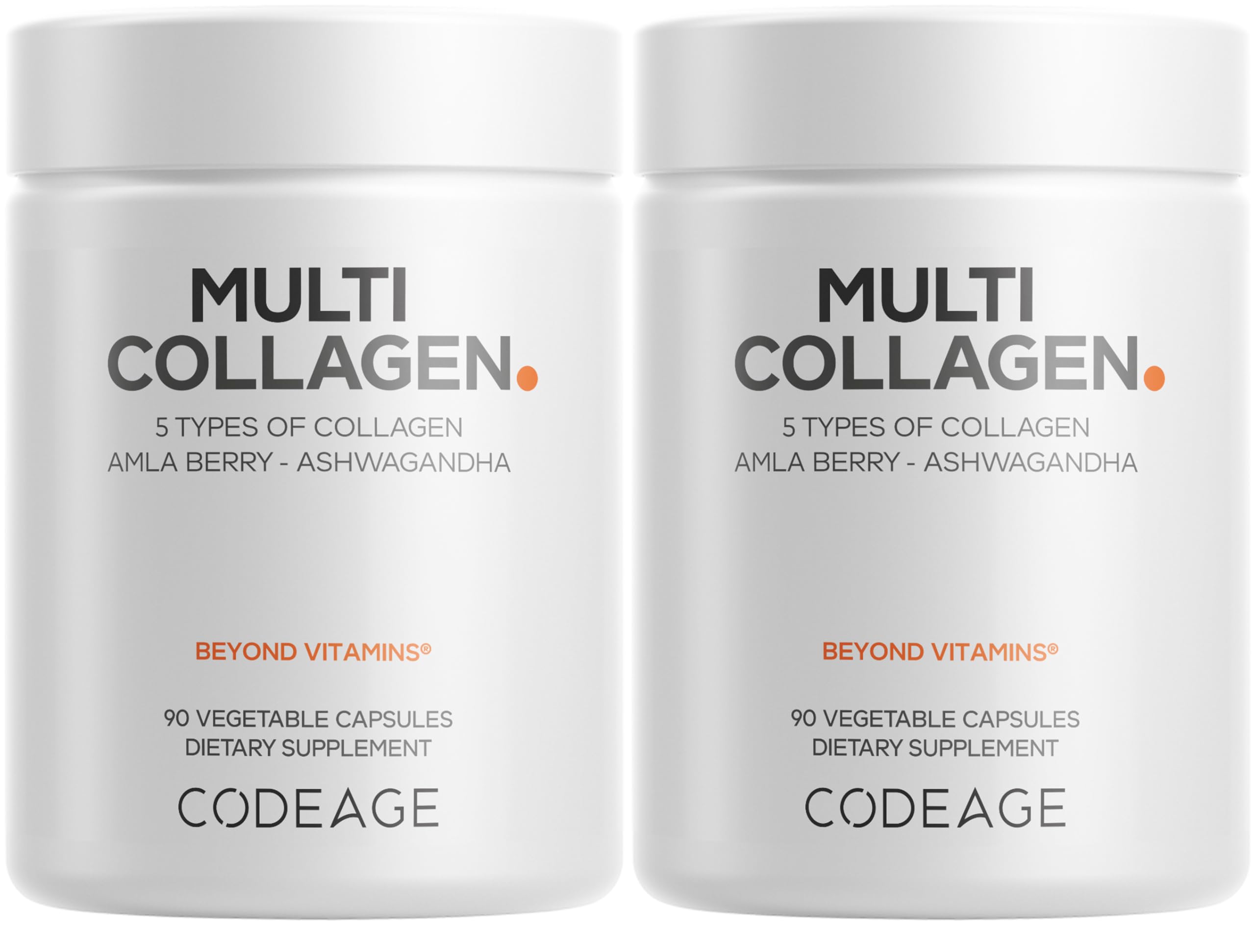 Codeage Multi Collagen bottle front view for daily support.