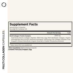 Codeage Multi Collagen bottle packaging shows US-made, non-GMO formula