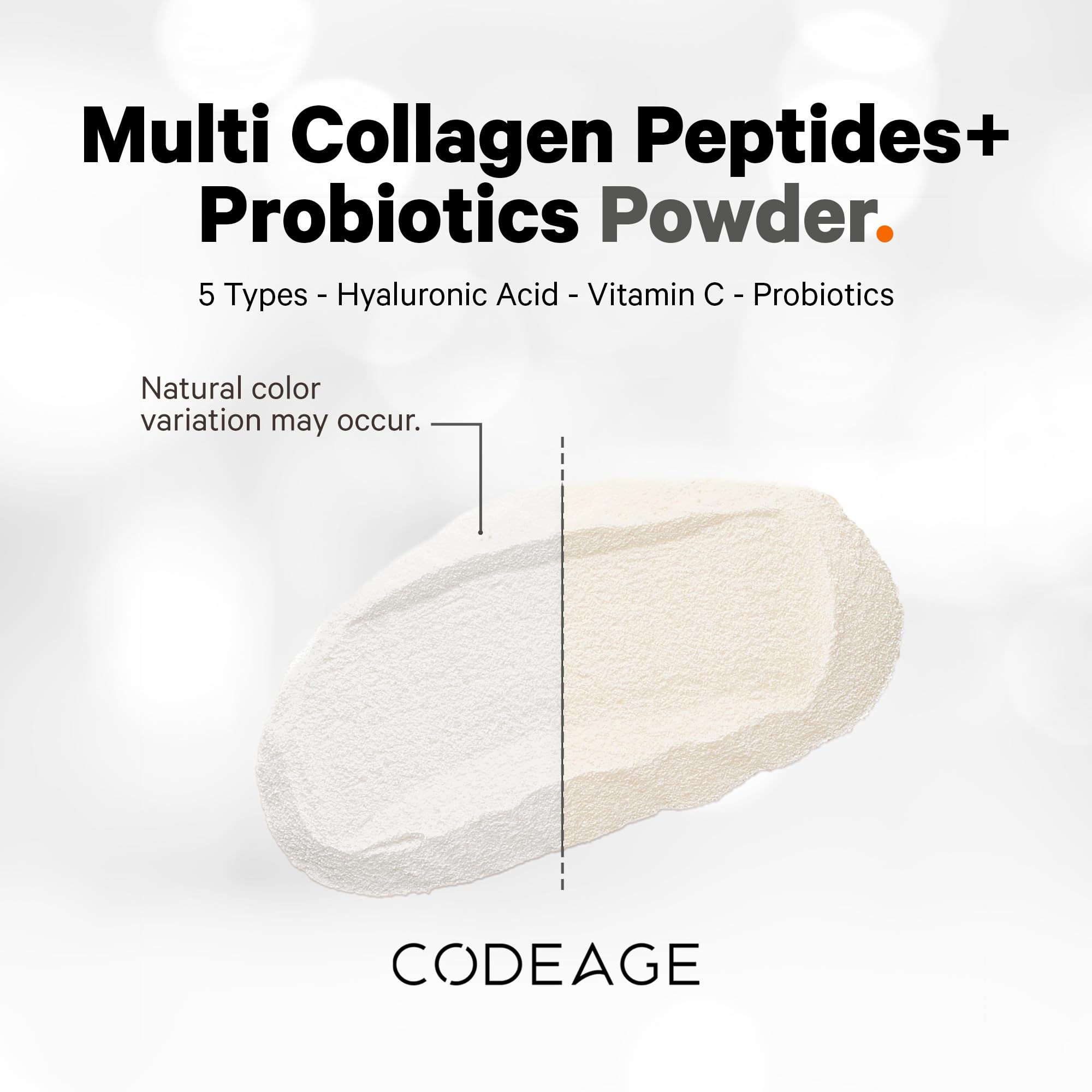 Codeage daily-use scoop demonstrates convenient serving size