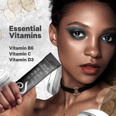 Codeage collagen stick blended into smoothie for easy nutrition