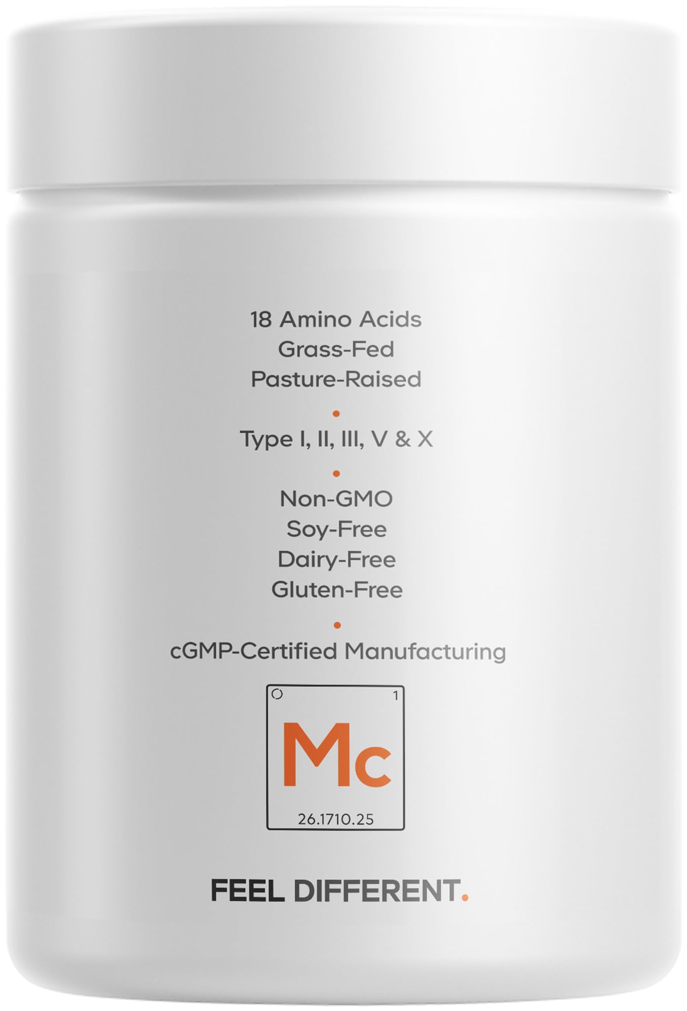 Codeage Multi Collagen bottle ready for travel.