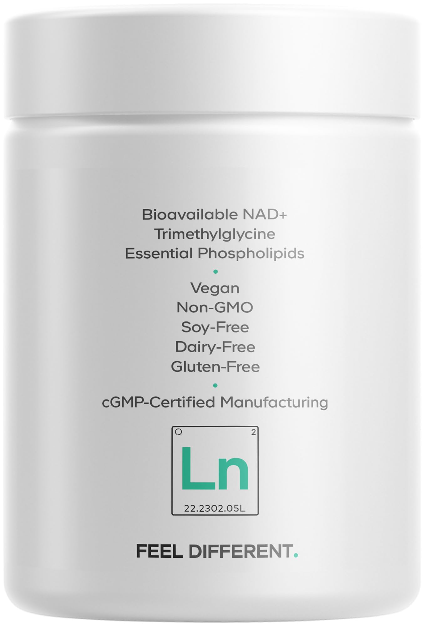 Codeage NAD+ bottle on a clean shelf lifestyle shot