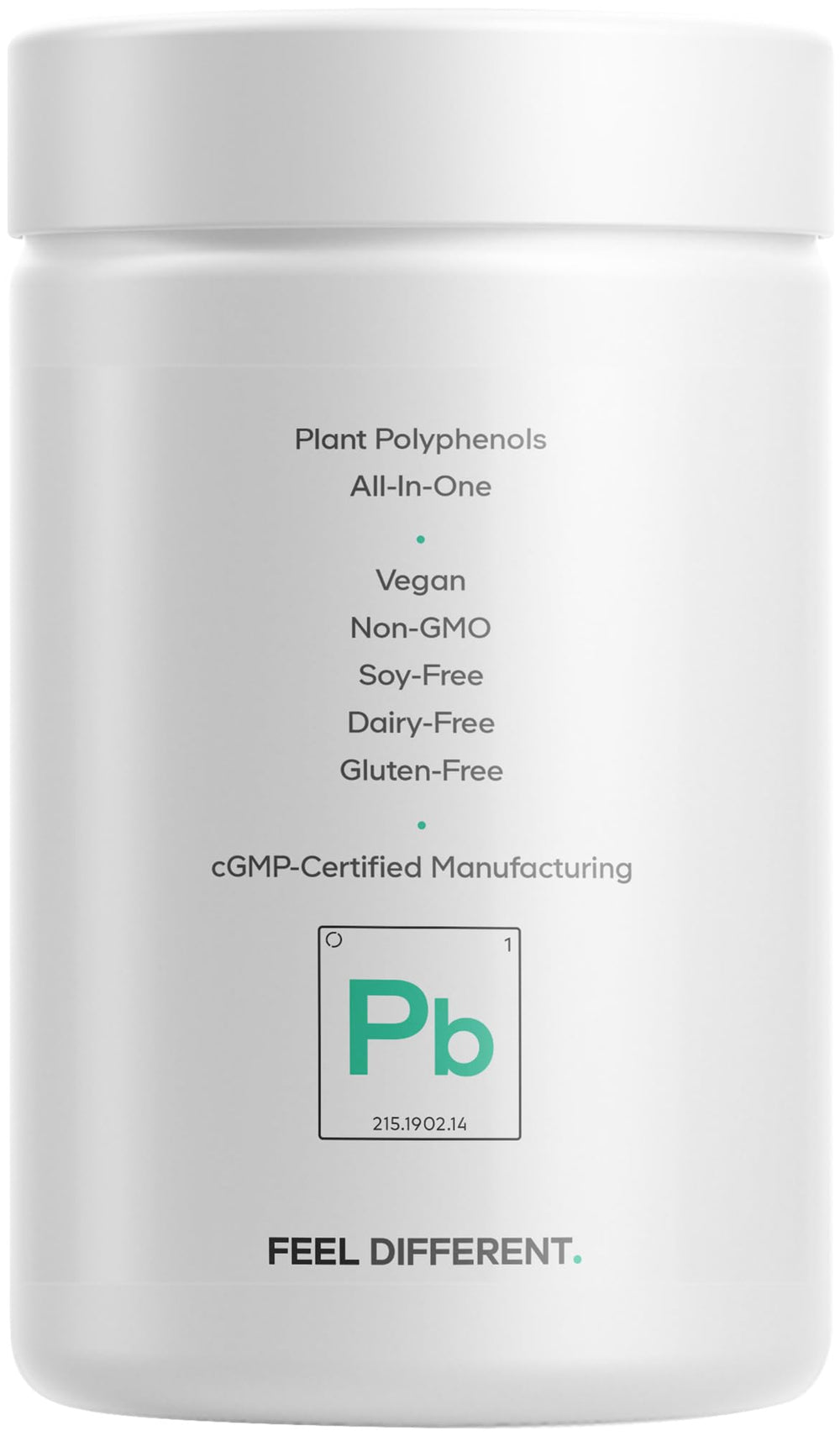 Codeage Polyphenols Non-GMO Gluten-Free capsules fit vegan lifestyles.