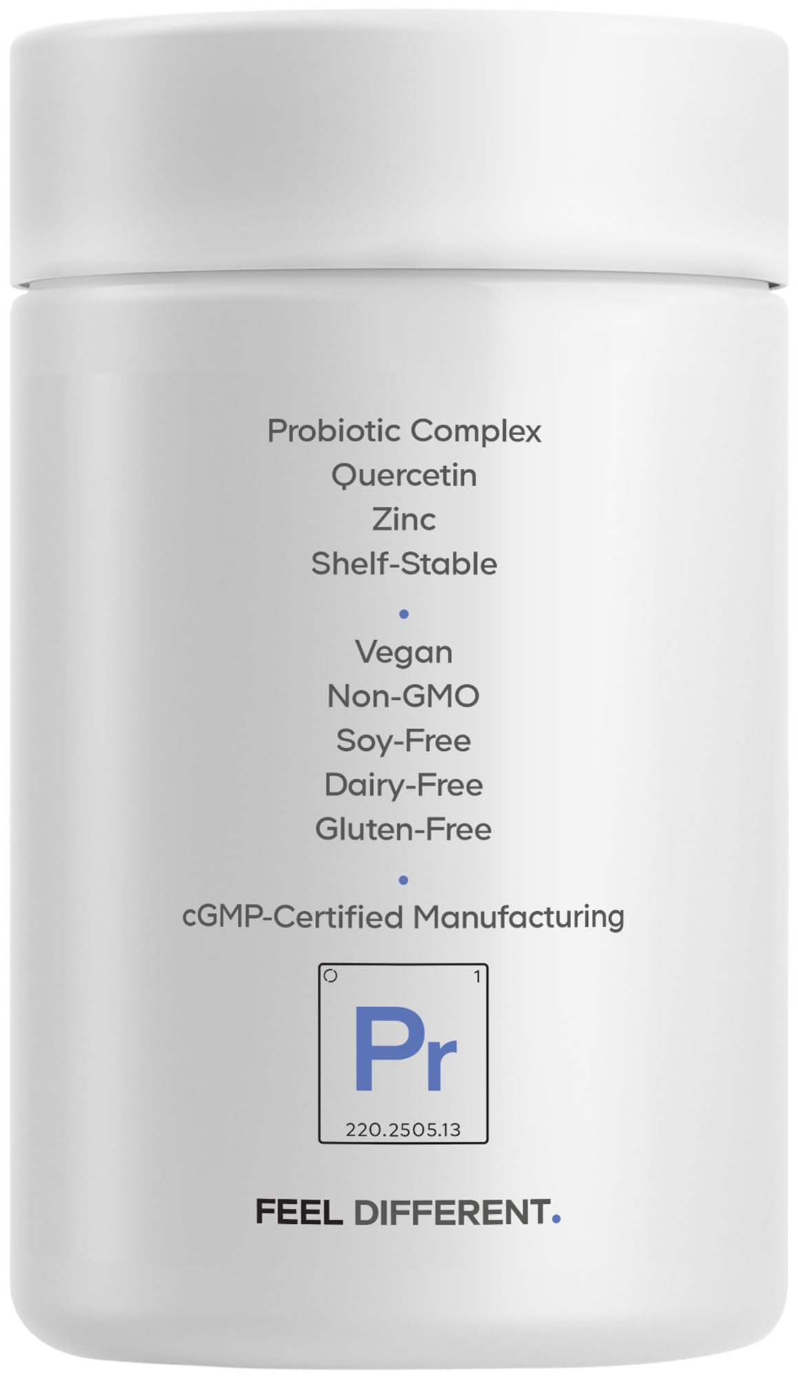 Codeage Probiotic+ produced in the USA in a cGMP facility for quality.
