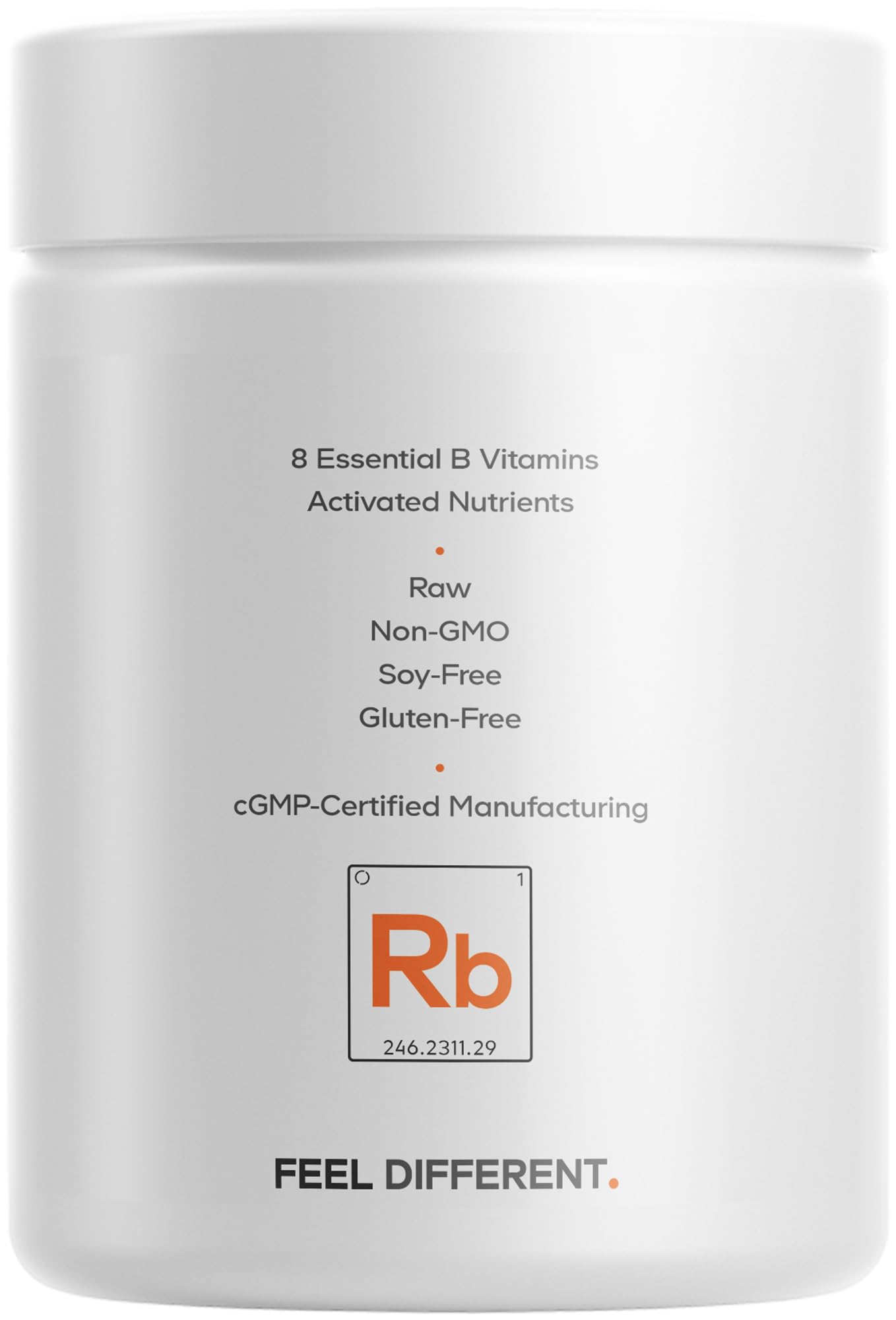 Codeage Raw Vitamin B-Complex bottle close-up highlighting methylfolate and biotin