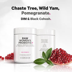 Codeage Raw Women's Probiotic+ DIM and phytonutrients for wellness