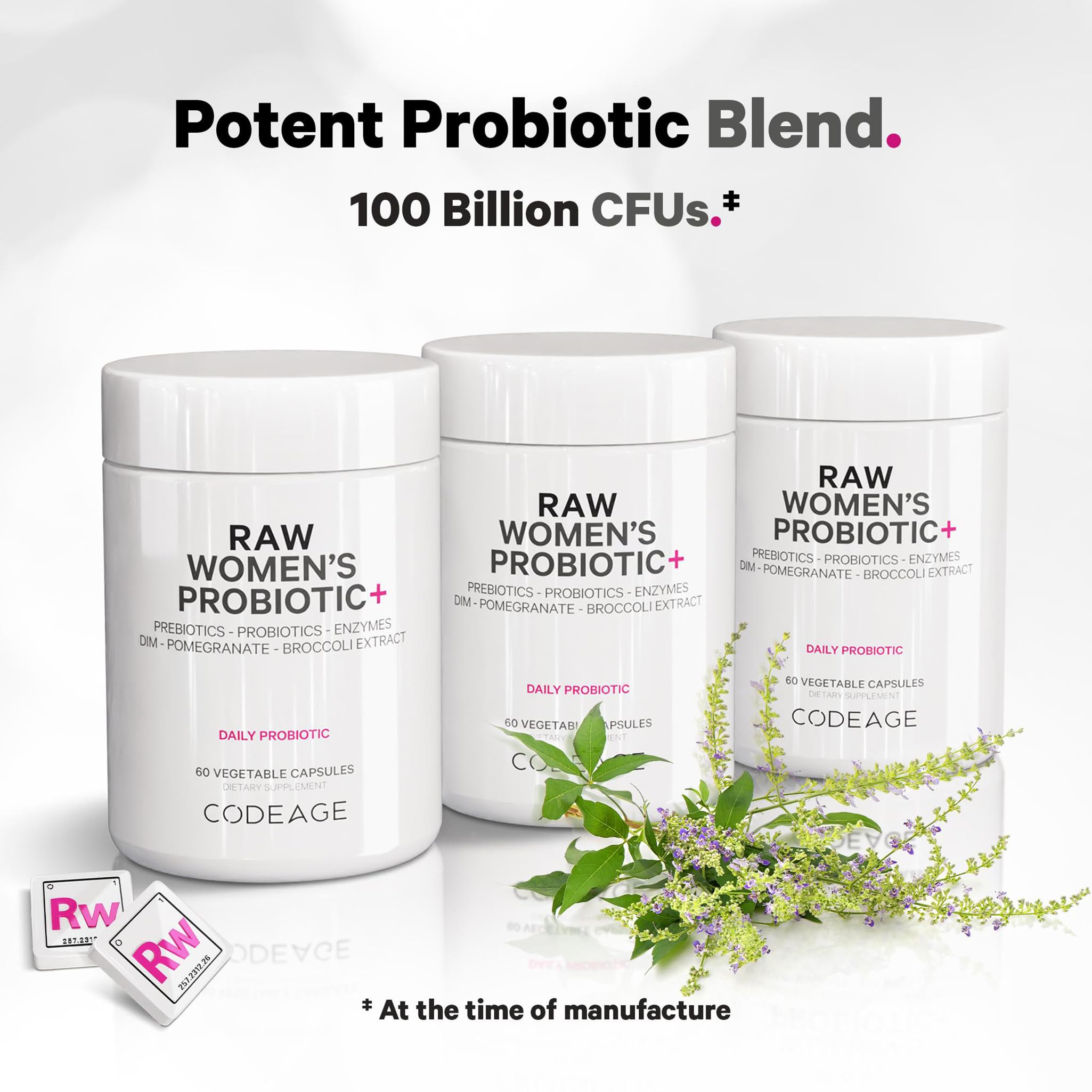 Codeage Raw Women's Probiotic+ raw fruit and vegetable prebiotic blend