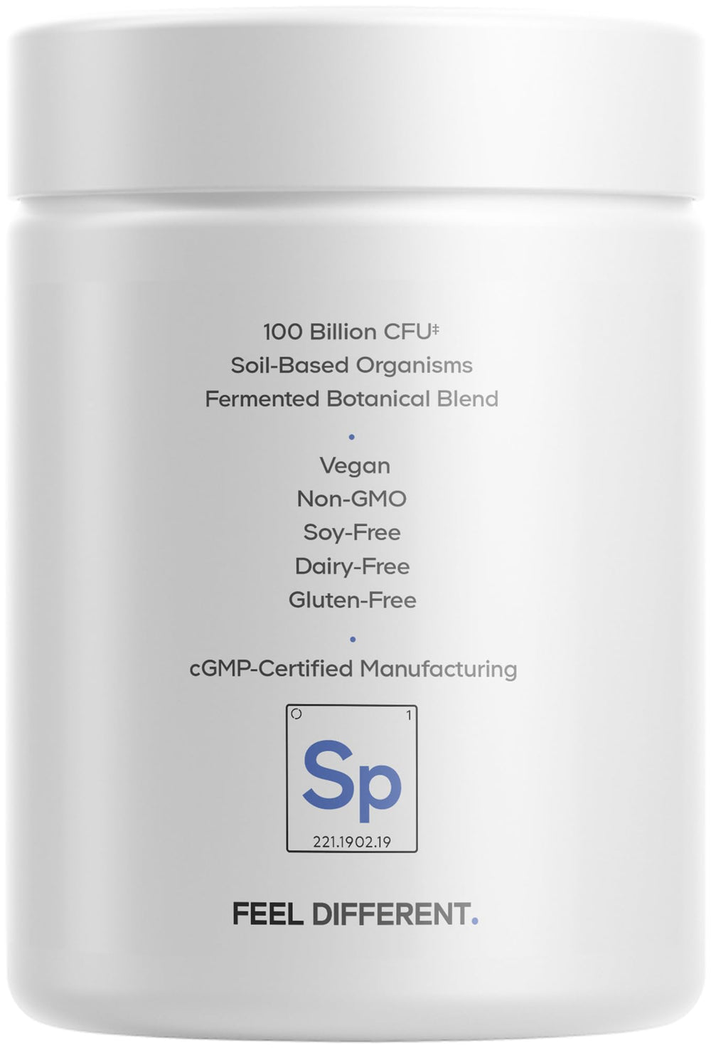 Codeage SBO Probiotic US-made label conveying quality and purity