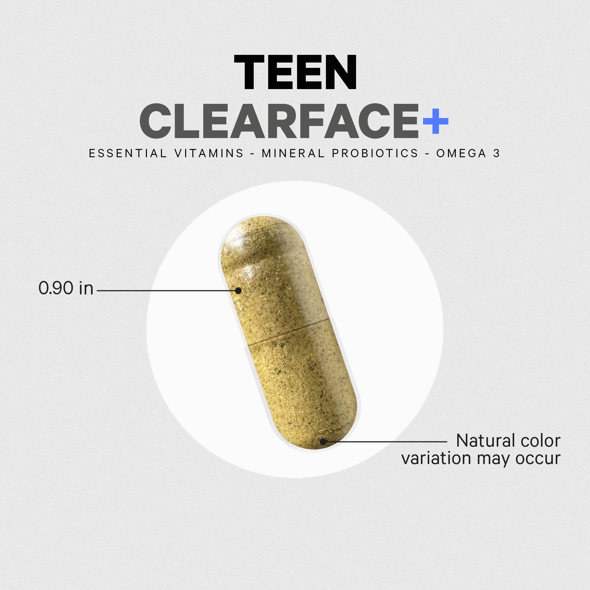Codeage Teen Clearface manufactured in USA in cGMP facility.