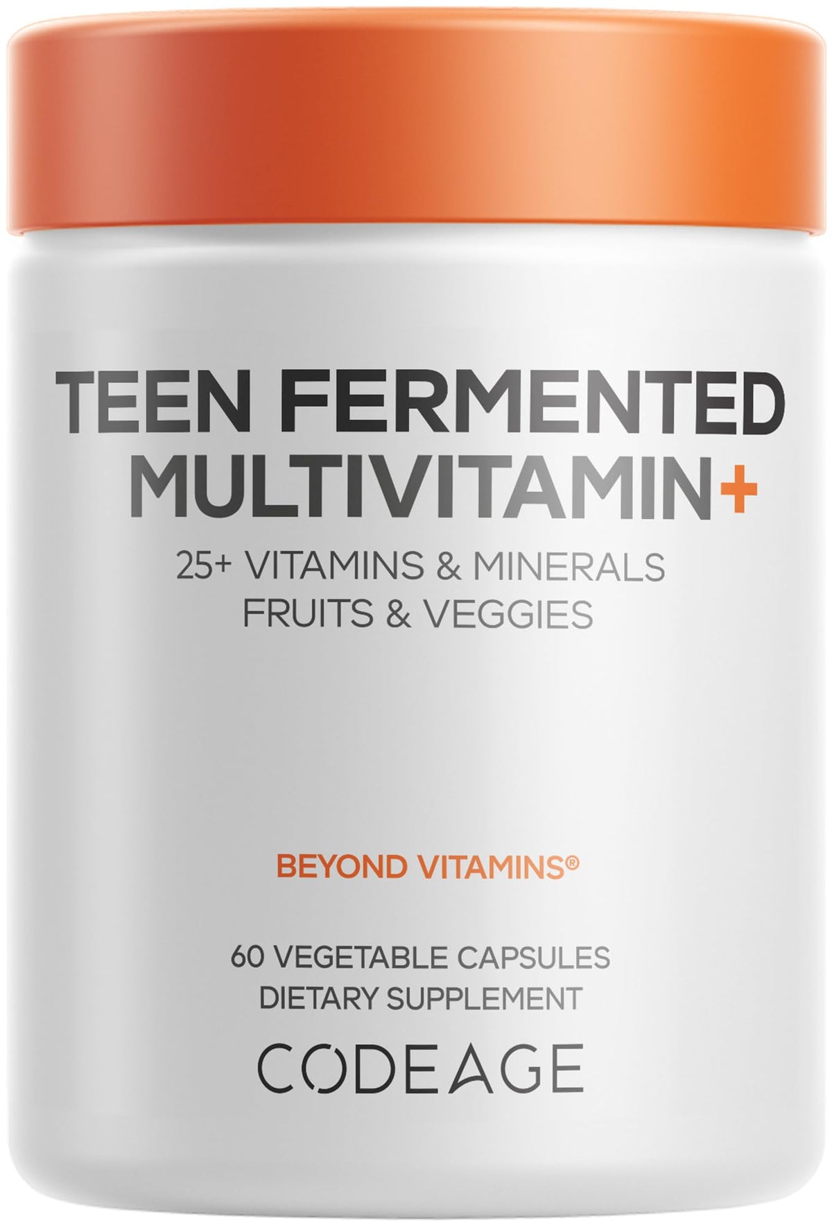 Codeage Teen Multivitamin bottle front for daily teen nutrition