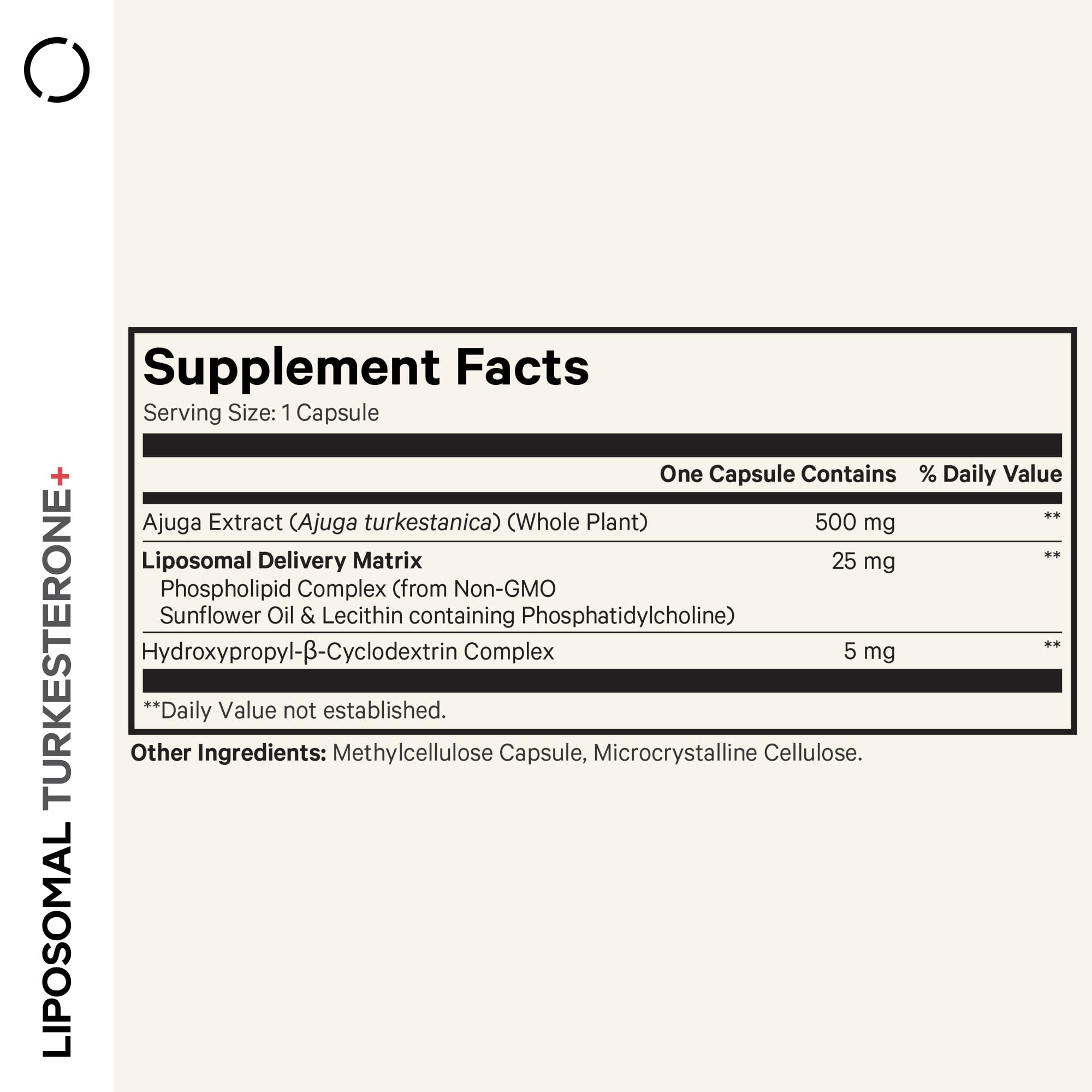 Codeage Turkesterone capsules close-up highlighting 500 mg potency for workouts.