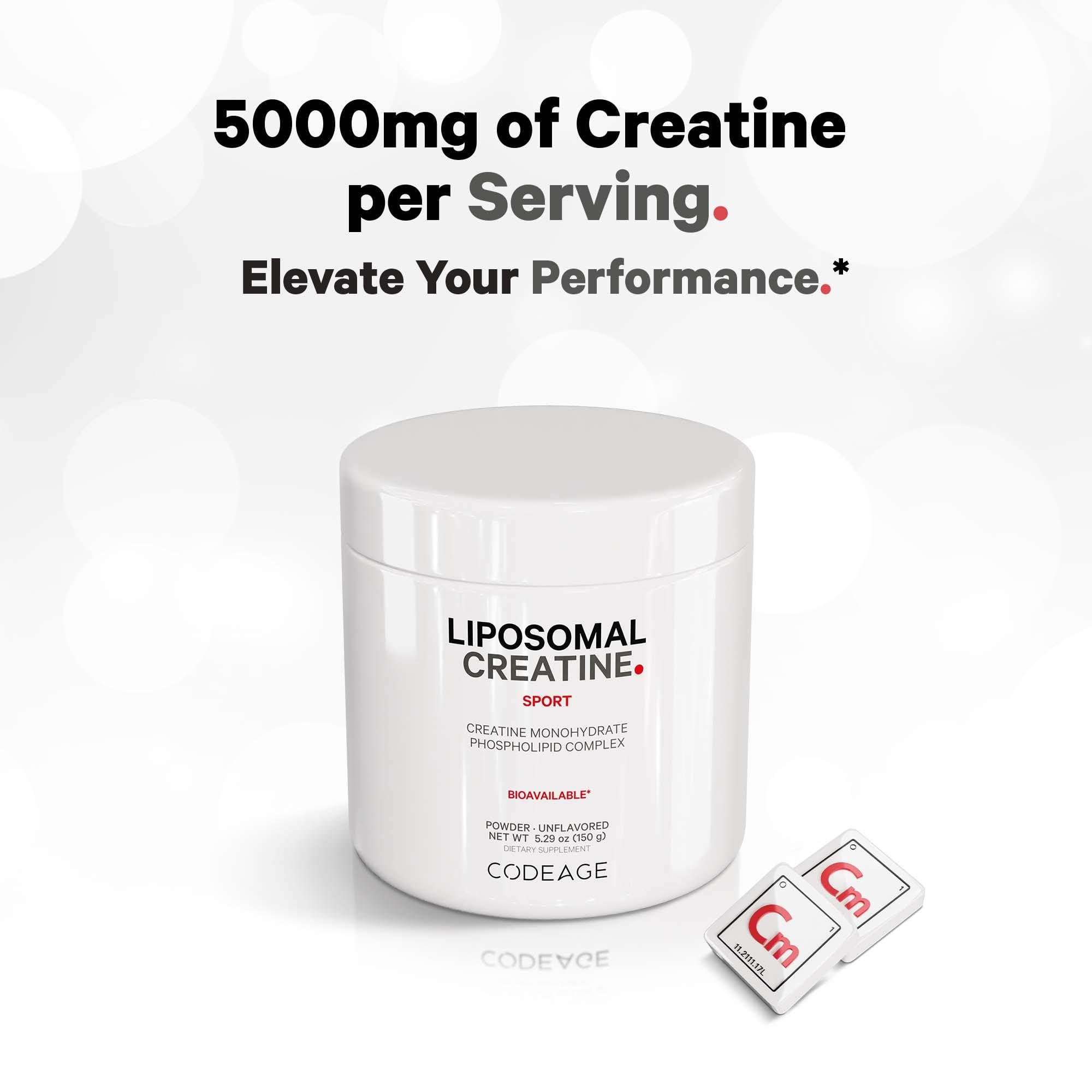 Codeage unflavored creatine powder mix blends smoothly into beverages.