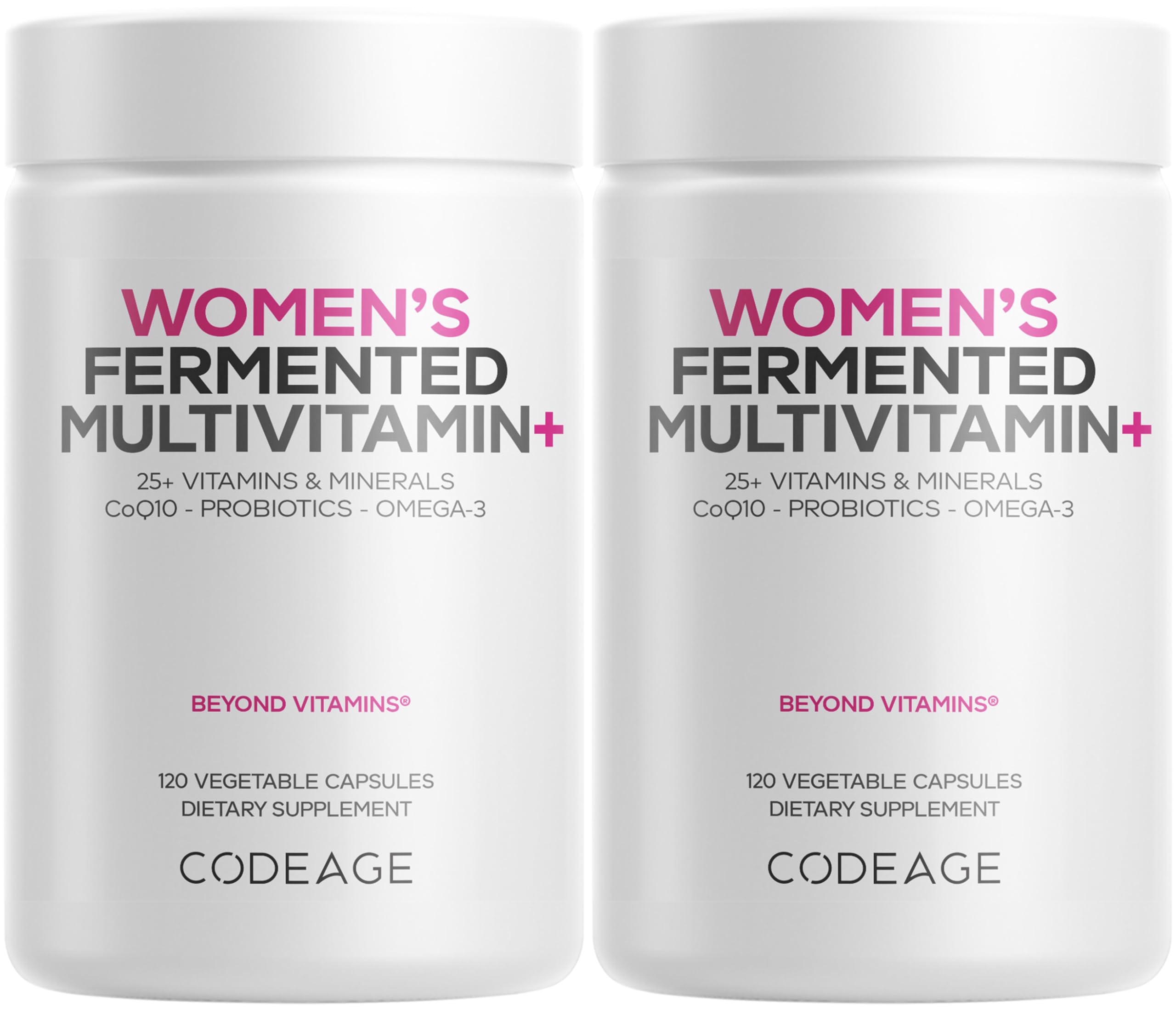 Codeage Women’s Daily Multivitamin bottle front showing label for daily wellness