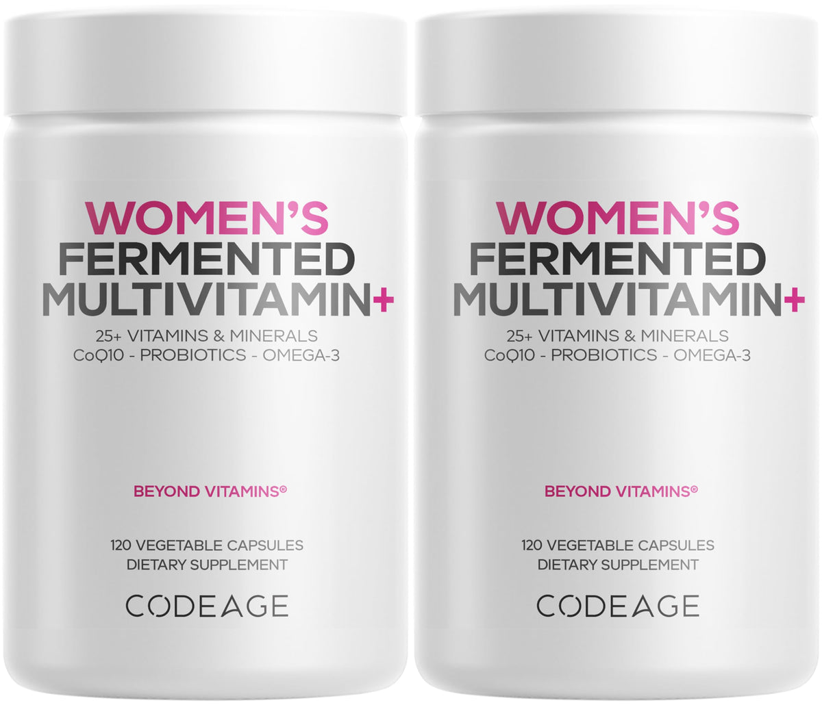 Codeage Women’s Daily Multivitamin bottle front showing label for daily wellness