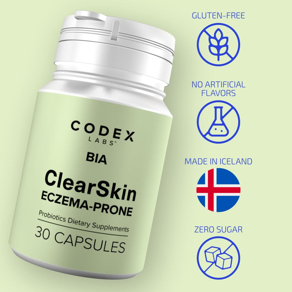 Codex Beauty BIA eczema probiotic capsule for daily skin support