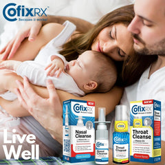 COFIXRX Nasal Cleanse used before gatherings may help maintain comfort in public spaces.
