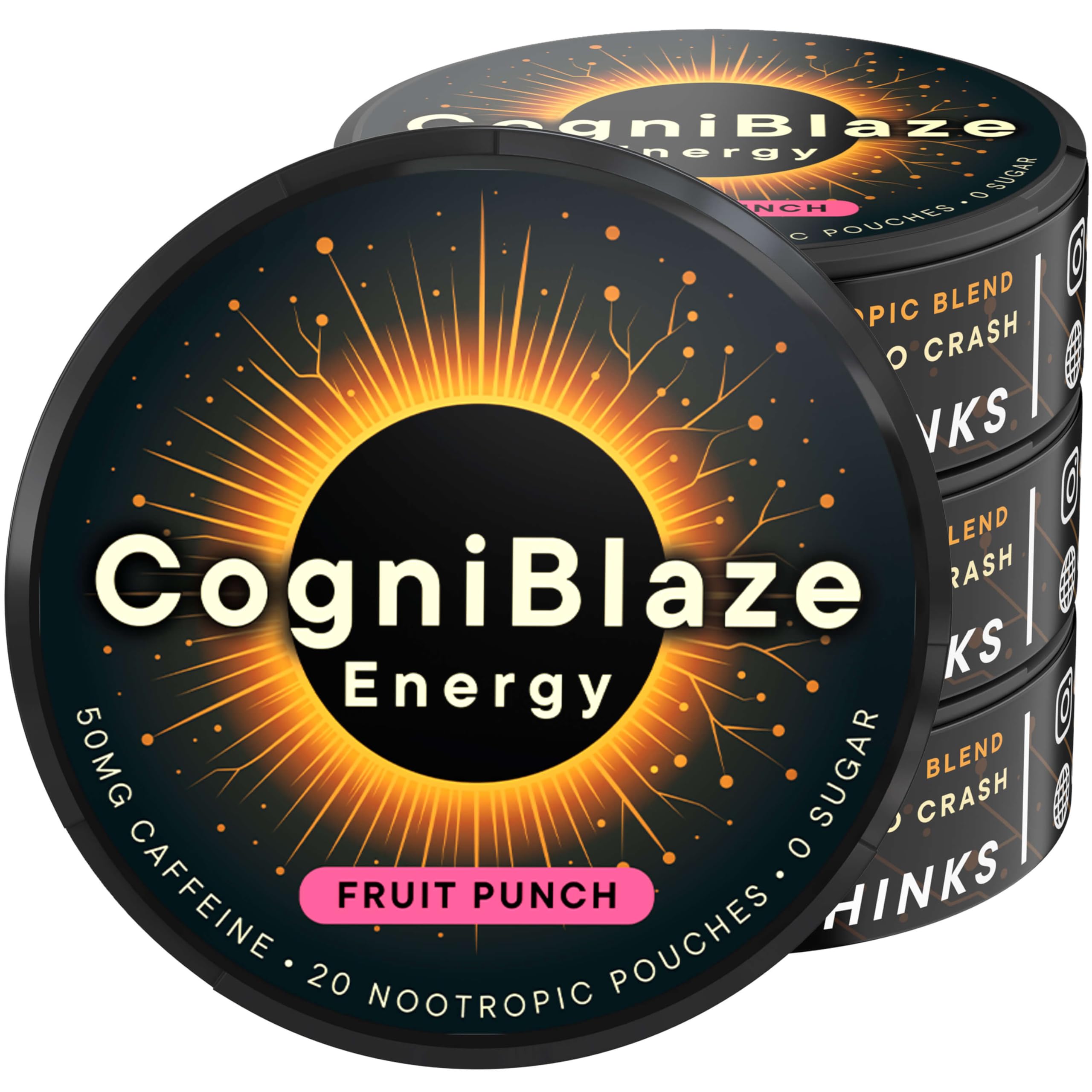 CogniBlaze fruit punch can for on-the-go energy and focus