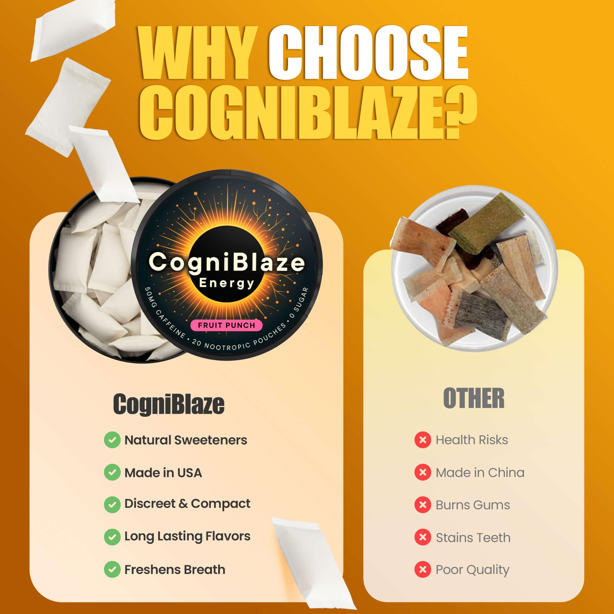 CogniBlaze fruit punch can in travel scene for on-the-go energy