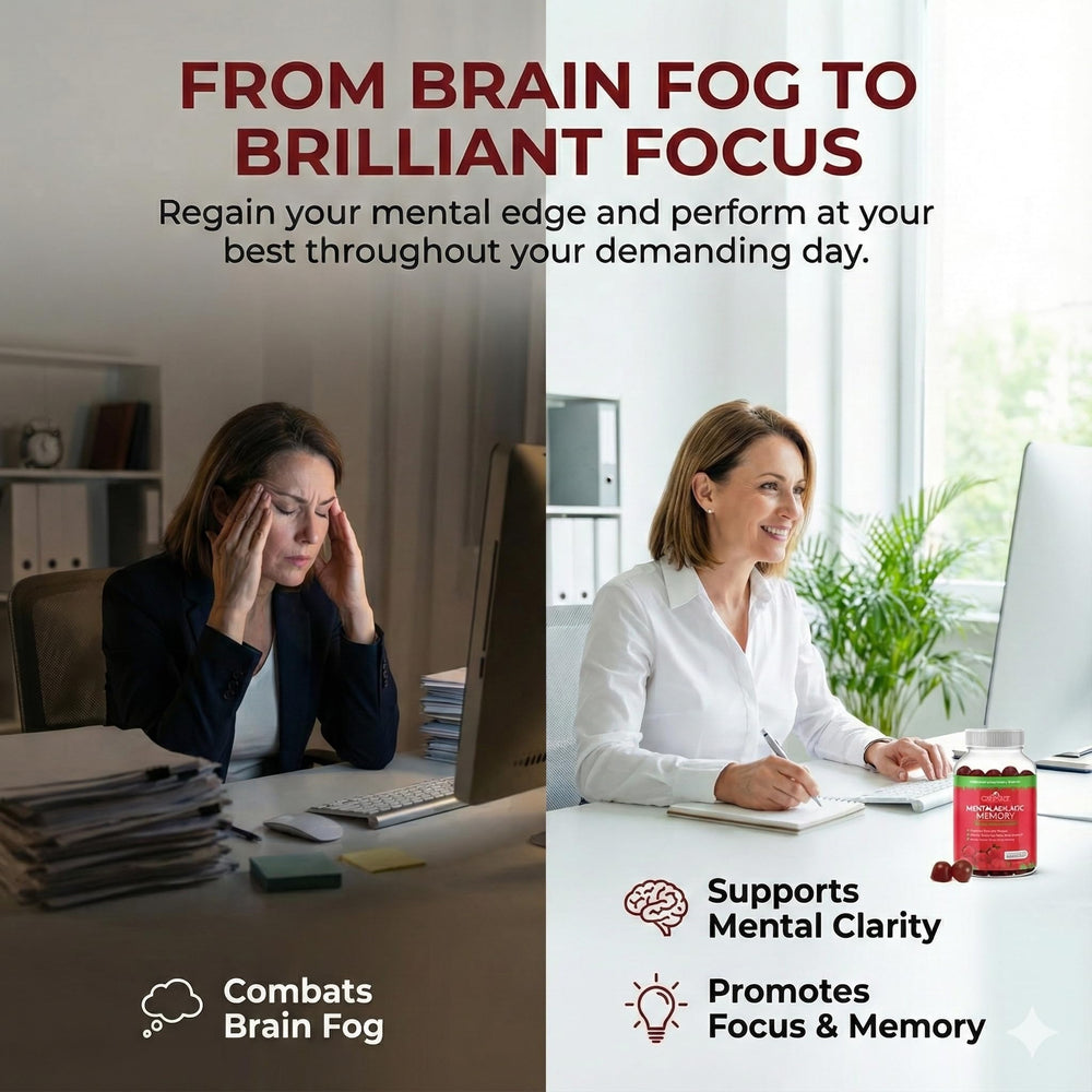 CogniTune gummies showing adult and kid dosing guidance