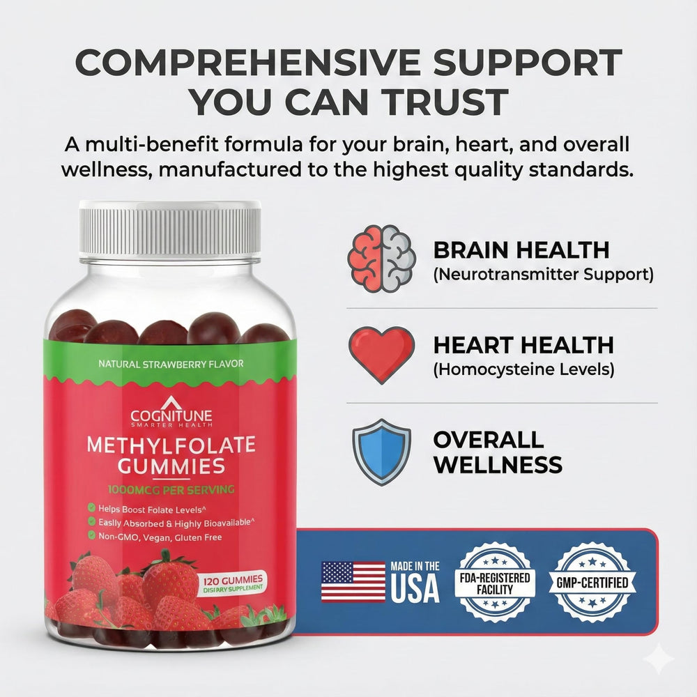 CogniTune packaging front featuring product name and flavor