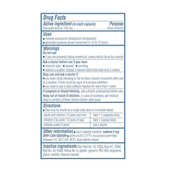Colace 100mg capsules closeup highlighting non-stimulant, gentle relief option