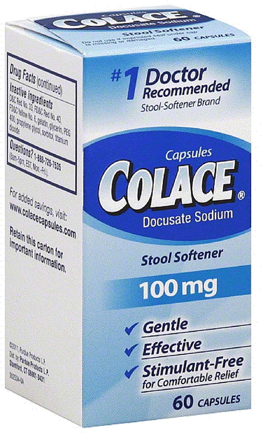 Colace stool softener capsules offer gentle, predictable relief for comfortable bathroom moments