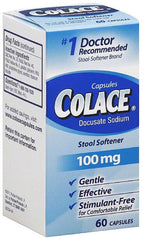 Colace stool softener capsules offer gentle, predictable relief for comfortable bathroom moments