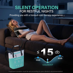 COLDSOOT timer controller for customized cold therapy sessions at home.