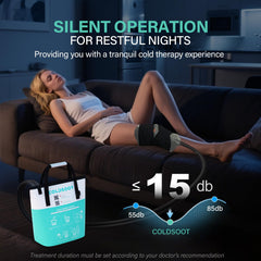COLDSOOT universal compression pad fits knee, shoulder, and more for targeted swelling relief