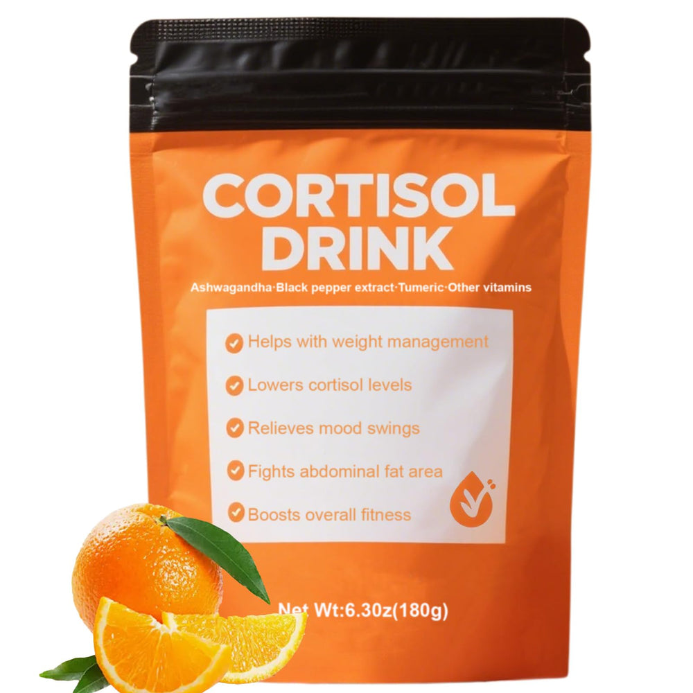 COLEPSW Cortisol Drink Powder bottle shown for a daily relaxation ritual.