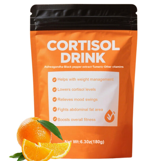COLEPSW Cortisol Drink Powder bottle shown for a daily relaxation ritual.