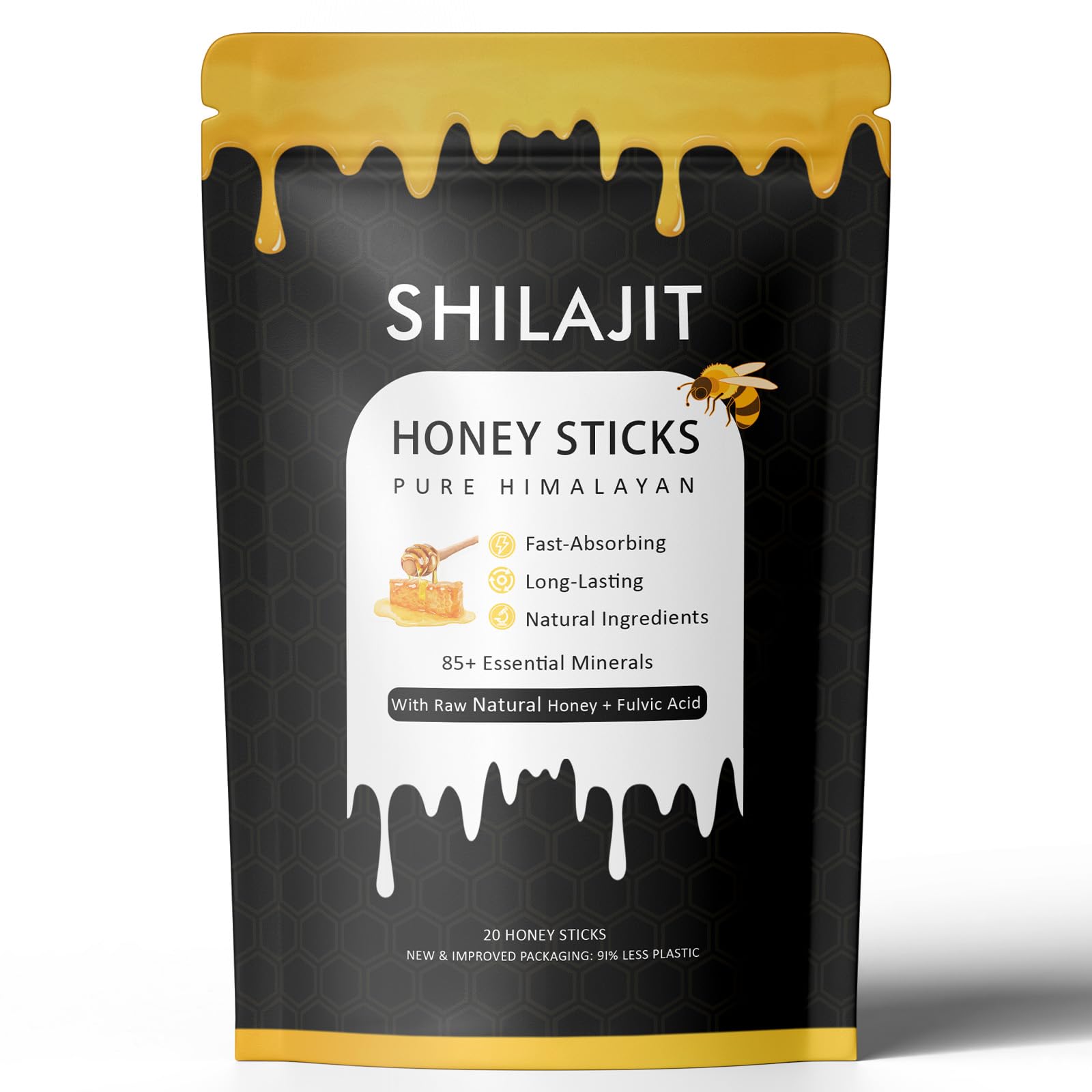 COLEPSW Rone honey shilajit packaging shows natural blend and premium quality.