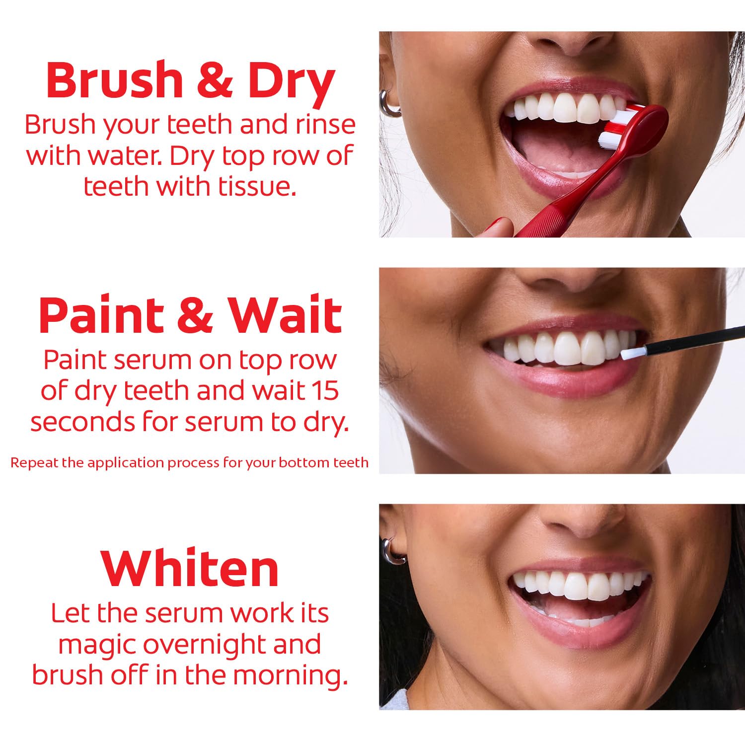 Overnight whitening concept designed to awaken with a brighter smile