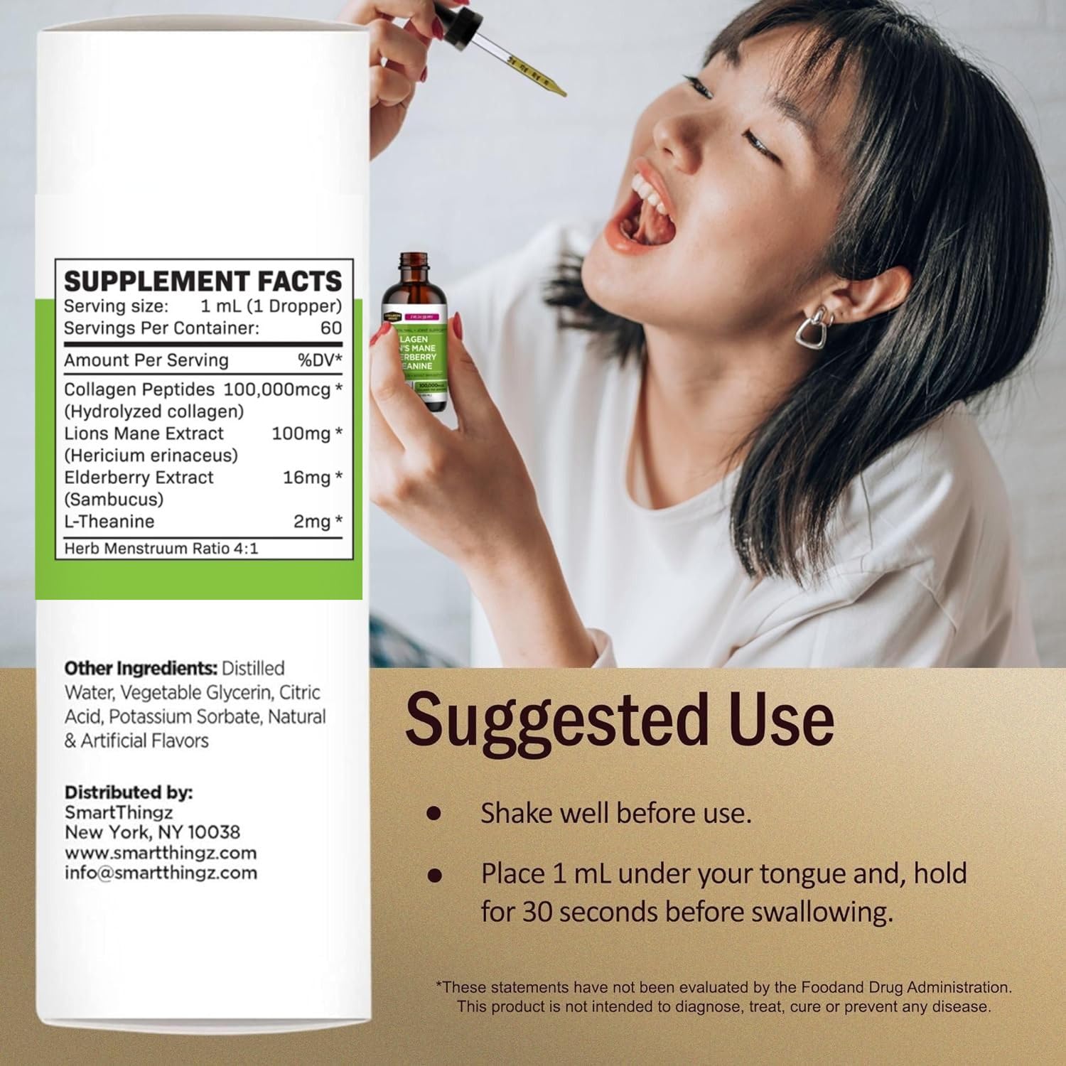 Collagen Mojo elderberry infusion suggests immune-friendly glow.