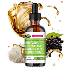 Collagen Mojo liquid collagen berry dropper for daily skin and joint support.