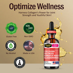 Collagen Mojo burdock root visual suggesting digestive wellness support.