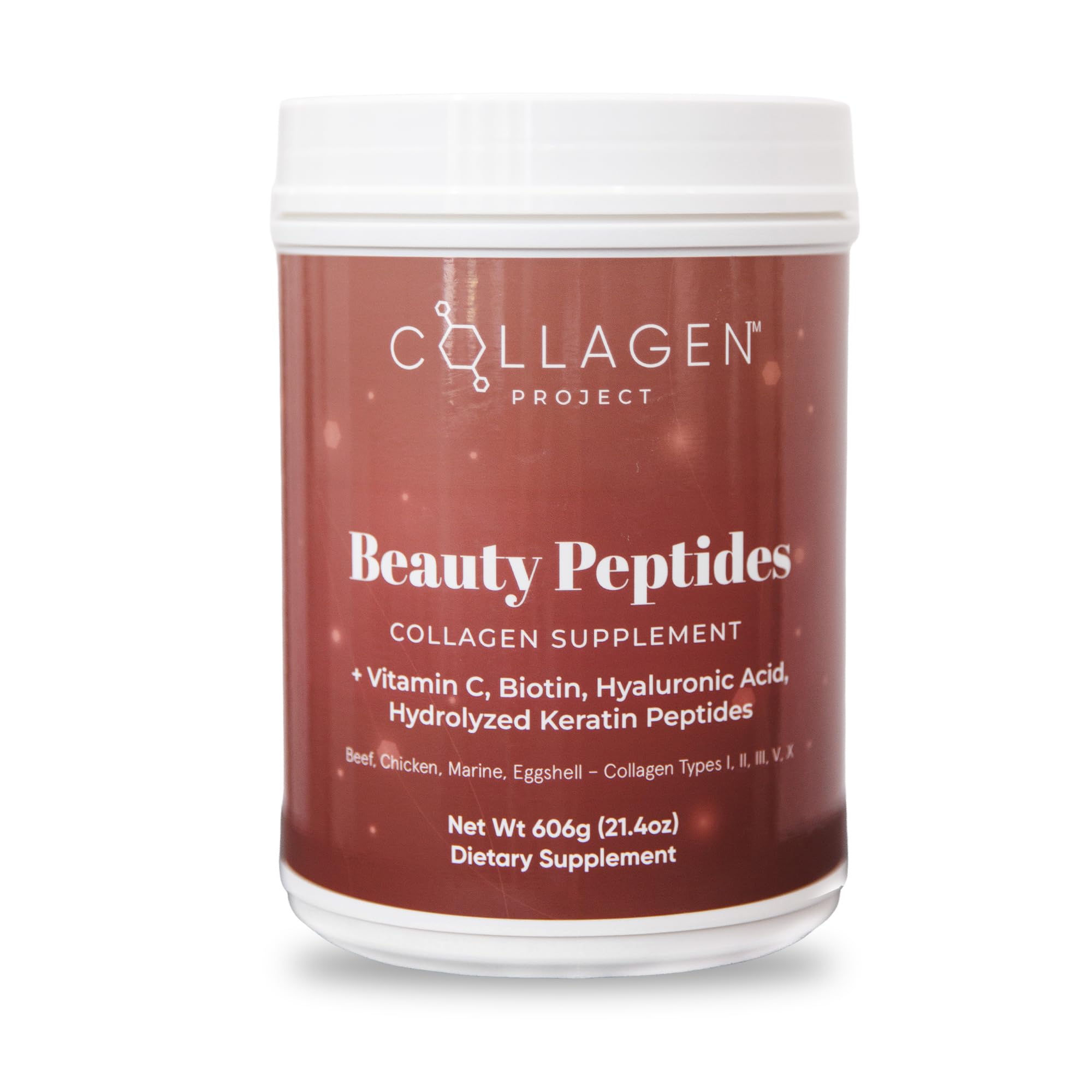 Collagen Project luxury six-in-one powder supports radiant skin and daily vitality