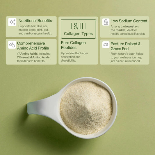 Scoop with CollaVita serving suggests convenient 60 servings for two months